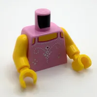 Torso Vest, Silver Decorations print (Ballerina), Yellow Arms and Hands