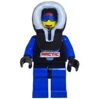 Black Torso, Blue Legs, Black Hood