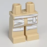 Hips and Tan Legs with White Mummy Wrapping Print