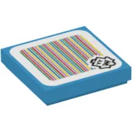 Tile 2 x 2 with King Boo and Barcode Print (Sticker)