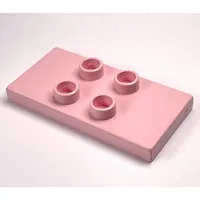 Duplo Plate 2 x 4 x 1/3 with 4 Center Studs [Thin]