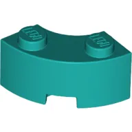 Brick Round Corner 2 x 2 Macaroni with Stud Notch and Reinforced Underside [New Style]
