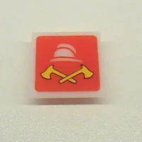 Light Sign 2 x 2 Clip on Back with Fire Logo Print