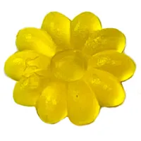 Clikits Icon, Flower 2 x 2 Small, 10 Petals with Pin [Frosted]