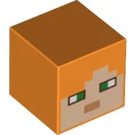 Minifig Head Special, Cube with Alex Face Print