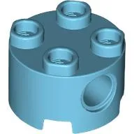 Brick Round 2 x 2, Pin Holes