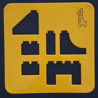 Duplo Playmat, Sorting Template - Giraffe