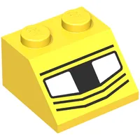 Slope 45° 2 x 2 with Headlights Print