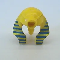 Headdress Mummy [Type 1] with Blue and Gold Stripes Print