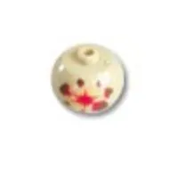 Pen Bead, Round Orb with Explosion Print