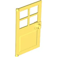 Door 1 x 4 x 6 with 4 Panes and Stud Handle