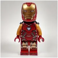 Iron Man Mark 85 Armor, Pearl Gold Arms, Trans-Light Blue Head