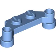 Plate Special 1 x 4 Offset with Bar Holes