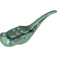 Animal Body Part, Dinosaur, Raptor Body with Blue Lines and Spots