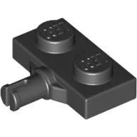 Plate Special 1 x 2 with Wheel Holder, Single Slit