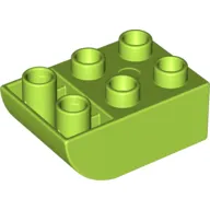 Duplo Brick 2 x 3 with Curved Bottom