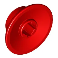 Train Wheel Small, hole notched for wheels holder pin