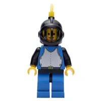 Knight (Breastplate on Blue) - Blue Legs, Yellow Plume, 3626a