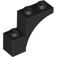 Brick Arch 1 x 3 x 2, Straight End