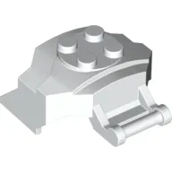 Large Figure Cover 4 x 3 x 2 with Bar, 4 Studs, Ridged