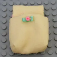 Belville, Sleeping Bag / Baby Pouch with Green and Pink Floral Bow