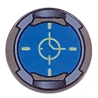 Tile Round 2 x 2 with Tracking Screen Print