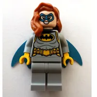 Batgirl, Light Bluish Gray Suit, Blue Eyemask