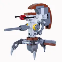 Droideka / Sniper Droid, Reddish Brown Shell, Pearl Dark Gray Legs, Back Armor