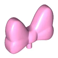 Headwear Accessory Bow Large with Small Pin [Plain]