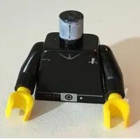 Torso Jacket Imperial Shuttle Pilot Print, Black Arms, Yellow Hands