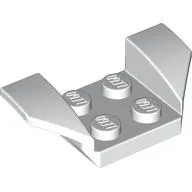 Mudguard 2 x 4 with 2 x 2 Studs and Flared Wings