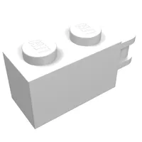 Brick Special 1 x 2 with Vertical Closed Handle Inset from Edge