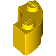 Brick Round Corner 2 x 2 Macaroni with Stud Notch