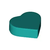Tile 1 x 1 Heart