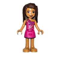 Andrea - Magenta Top, Magenta Skirt