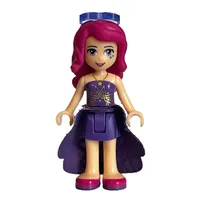 Livi - Dark Purple Top, Dark Purple Skirt