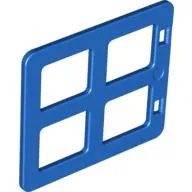 Duplo Door / Window with Four Equal Square Cornered Panes