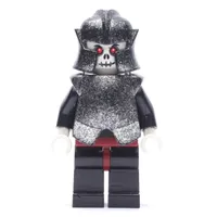 Skeleton Warrior, Speckle Black-Silver Armor and Helmet