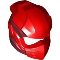 Helmet, Ninja with Wraps Dark Red Pattern