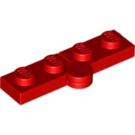 Hinge Plate 1 x 4 Swivel Top / Base - Solid Clip [Complete Assembly]