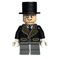 The Penguin with Printed Fur Collar