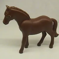 Belville, Animal, Horse, with Dark Orange Rimmed Eyes Print