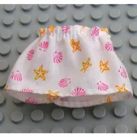 Belville, Skirt, Adult, Short, Clam and Starfish Print