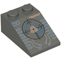 Slope 33° 3 x 2 with Insectoid Scope Print