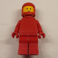Classic Spaceman, Red with Airtanks (3842a Helmet), Plain Torso