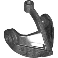 Headwear Accessory Visor Grille with Top Pin Hole (Castle)