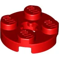 Plate Round 2 x 2 with Axle Hole Type 1 (+ Opening)