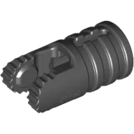 Hinge Cylinder 1 x 2 Locking with 2 Click Fingers and Axle Hole, 9 Teeth