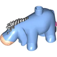 Duplo Figure Eeyore with Stud on Back