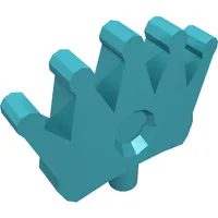 Headwear Accessory Crown / Tiara with 5 Points and Pin